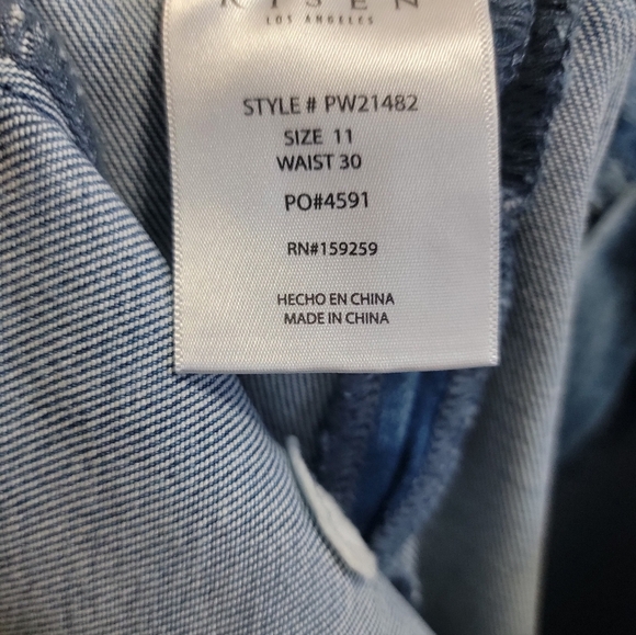 Risen Jeans ☆ Shanley Scalloped Sides! Wide Leg - Picture 5 of 7